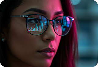 CB-3 girl wearing specs