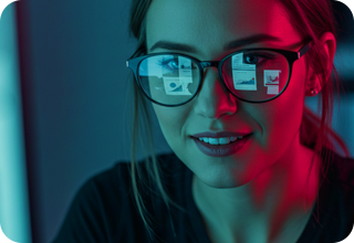 CRE-3 Girl wearing specs