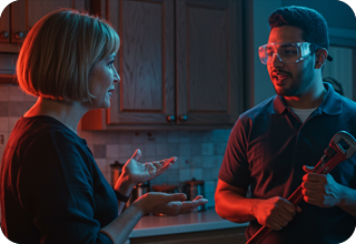 HS-2 lady and service men